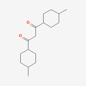 molecular formula C17H28O2 B14088810 1,3-Bis(4-methylcyclohexyl)propane-1,3-dione 