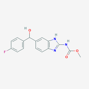 molecular formula C16H14FN3O3 B140889 Hydroxyflubendazole CAS No. 82050-12-2