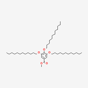 molecular formula C44H80O5 B14088974 Methyl 3,4,5-tris(dodecyloxy)benzoate CAS No. 123126-39-6