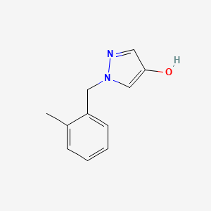 molecular formula C11H12N2O B1408921 1-(2-Methyl-benzyl)-1H-pyrazol-4-ol CAS No. 1603517-86-7