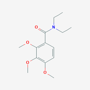 molecular formula C14H21NO4 B14089321 N,N-diethyl-2,3,4-trimethoxybenzamide CAS No. 88440-82-8