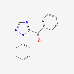 molecular formula C15H11N3O B14089760 Phenyl(1-phenyl-1H-1,2,4-triazol-5-yl)methanone CAS No. 100820-35-7