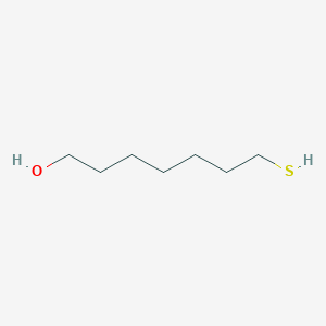 molecular formula C7H16OS B14089821 7-Sulfanylheptan-1-OL CAS No. 131215-91-3