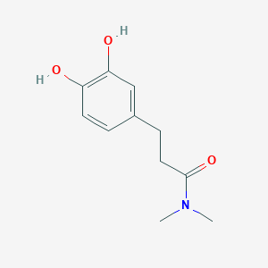 molecular formula C11H15NO3 B140901 3-(3,4-dihydroxyphenyl)-N,N-dimethylpropanamide CAS No. 125789-96-0