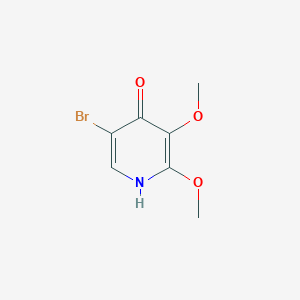 molecular formula C7H8BrNO3 B14090105 5-Bromo-2,3-dimethoxypyridin-4-ol 
