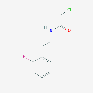 molecular formula C10H11ClFNO B140903 2-chloro-N-[2-(2-fluorophenyl)ethyl]acetamide CAS No. 141463-68-5