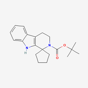 tert-Butyl 4,9-dihydrospiro[beta-carboline-1,1'-cyclopentane]-2(3H)-carboxylate
