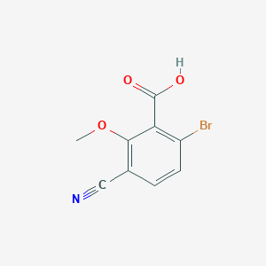 6-Bromo-3-cyano-2-methoxybenzoic acid