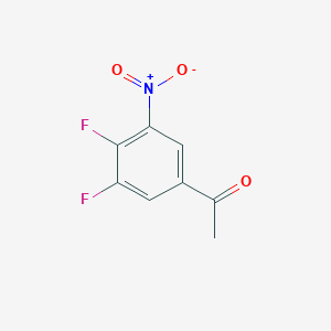 molecular formula C8H5F2NO3 B1409044 3',4'-Difluoro-5'-nitroacetophenone CAS No. 1806388-56-6