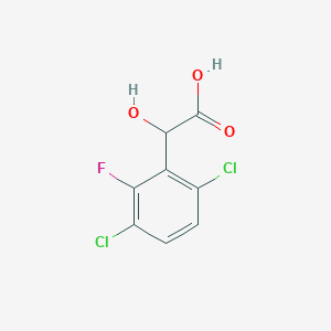 molecular formula C8H5Cl2FO3 B1409045 3,6-Dichloro-2-fluoromandelic acid CAS No. 1803727-95-8