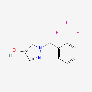 1-(2-Trifluoromethylbenzyl)-1H-pyrazol-4-ol