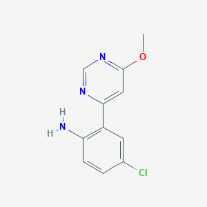 4-Chloro-2-(6-methoxypyrimidin-4-yl)aniline