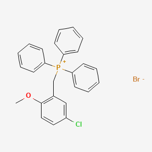(5-Chloro-2-methoxybenzyl)(triphenyl)phosphonium bromide