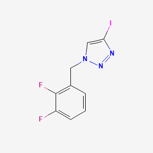 molecular formula C9H6F2IN3 B1409063 1-(2,3-difluorobenzyl)-4-iodo-1H-1,2,3-triazole CAS No. 1822848-30-5
