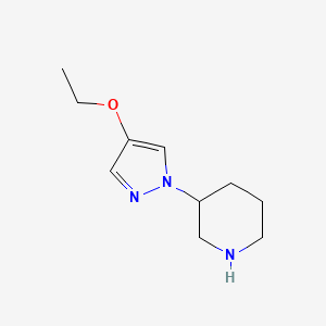 3-(4-Ethoxypyrazol-1-yl)-piperidine