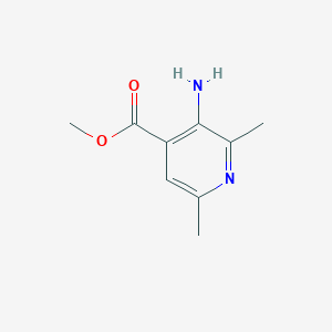 molecular formula C9H12N2O2 B14090692 Methyl 3-amino-2,6-dimethylpyridine-4-carboxylate 