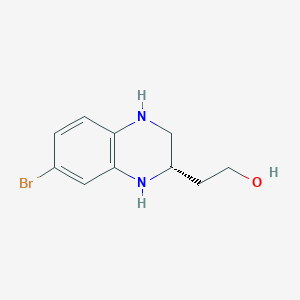 (S)-2-(7-Bromo-1,2,3,4-tetrahydroquinoxalin-2-yl)ethanol