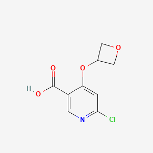 6-Chloro-4-(oxetan-3-yloxy)-nicotinic acid