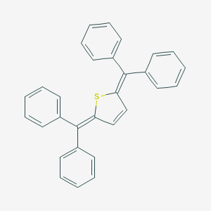 molecular formula C30H22S B140908 2,5-Bis(diphenylmethylene)-2,5-dihydrothiophene CAS No. 136970-50-8