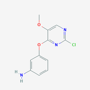 3-(2-Chloro-5-methoxypyrimidin-4-yloxy)-phenylamine