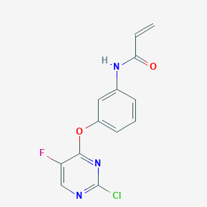 N-[3-(2-Chloro-5-fluoropyrimidin-4-yloxy)-phenyl]-acrylamide