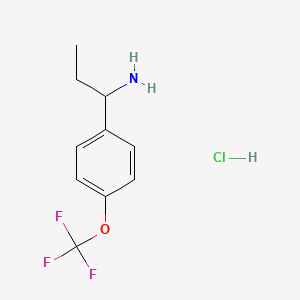 1-(4-(Trifluoromethoxy)phenyl)propan-1-amine hydrochloride