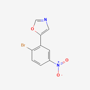 5-(2-Bromo-5-nitrophenyl)oxazole