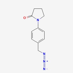 1-[4-(Azidomethyl)phenyl]pyrrolidin-2-one