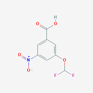 3-Difluoromethoxy-5-nitrobenzoic acid