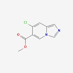 molecular formula C9H7ClN2O2 B14091098 Methyl 7-chloroimidazo[1,5-a]pyridine-6-carboxylate 