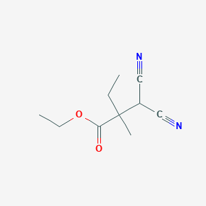 Ethyl 2-(dicyanomethyl)-2-methylbutanoate