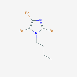molecular formula C7H9Br3N2 B14091238 2,4,5-Tribromo-1-butyl-1H-imidazole CAS No. 2302-24-1