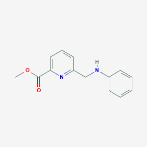 molecular formula C14H14N2O2 B1409126 Methyl 6-((phenylamino)methyl)picolinate CAS No. 1793069-79-0