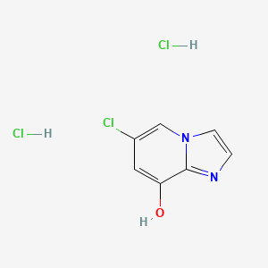 6-Chloroimidazo[1,2-a]pyridin-8-ol dihydrochloride