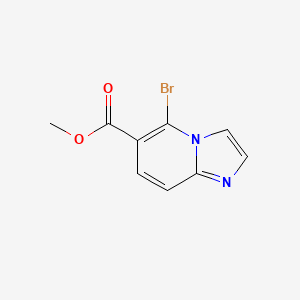 molecular formula C9H7BrN2O2 B1409147 Methyl 5-bromoimidazo[1,2-a]pyridine-6-carboxylate CAS No. 1823630-90-5