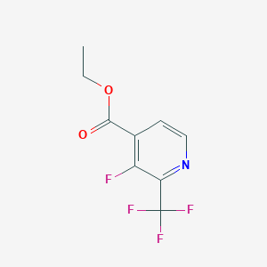 molecular formula C9H7F4NO2 B1409151 Ethyl 3-fluoro-2-(trifluoromethyl)isonicotinate CAS No. 1227603-86-2