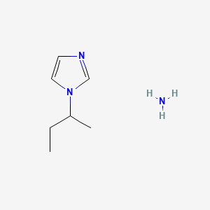 molecular formula C7H15N3 B14091598 Azane;1-butan-2-ylimidazole 