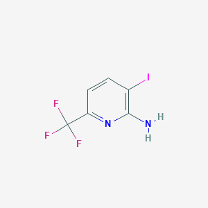 molecular formula C6H4F3IN2 B1409161 2-Amino-3-iodo-6-(trifluoromethyl)pyridine CAS No. 1227602-97-2