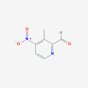 molecular formula C7H6N2O3 B1409162 3-Methyl-4-nitropyridine-2-carbaldehyde CAS No. 1211578-42-5