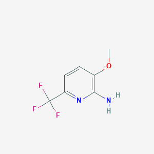 molecular formula C7H7F3N2O B1409169 2-Amino-3-methoxy-6-(trifluoromethyl)pyridine CAS No. 1228898-19-8