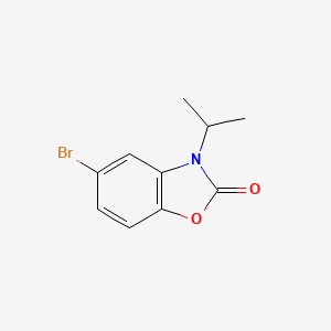 molecular formula C10H10BrNO2 B1409175 5-Bromo-3-isopropyl-1,3-benzoxazol-2(3H)-one CAS No. 1802149-48-9