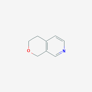 molecular formula C8H9NO B140919 3,4-dihydro-1H-pyrano[3,4-c]pyridine CAS No. 126474-00-8