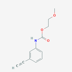 2-Methoxyethyl (3-ethynylphenyl)carbamate