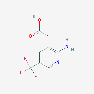 2-Amino-5-(trifluoromethyl)pyridine-3-acetic acid
