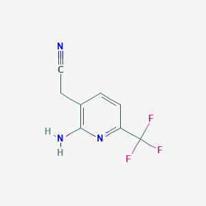 2-Amino-6-(trifluoromethyl)pyridine-3-acetonitrile