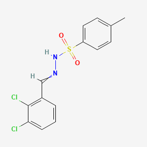 molecular formula C14H12Cl2N2O2S B14091971 N'-(2,3-Dichlorobenzylidene)-4-methylbenzenesulfonohydrazide 