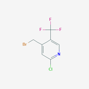 4-Bromomethyl-2-chloro-5-(trifluoromethyl)pyridine