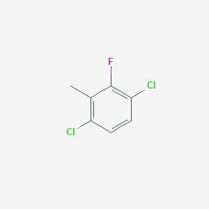 molecular formula C7H5Cl2F B1409199 3,6-Dichloro-2-fluorotoluene CAS No. 1804881-43-3