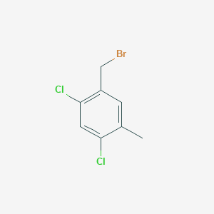 molecular formula C8H7BrCl2 B1409220 2,4-Dichloro-5-methylbenzyl bromide CAS No. 1803838-12-1