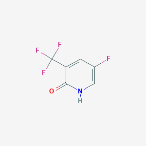 molecular formula C6H3F4NO B1409223 5-Fluoro-2-hydroxy-3-(trifluoromethyl)pyridine CAS No. 1214360-00-5